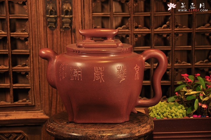 紫砂壶图片：京华岁潮壶 - 宜兴紫砂壶网