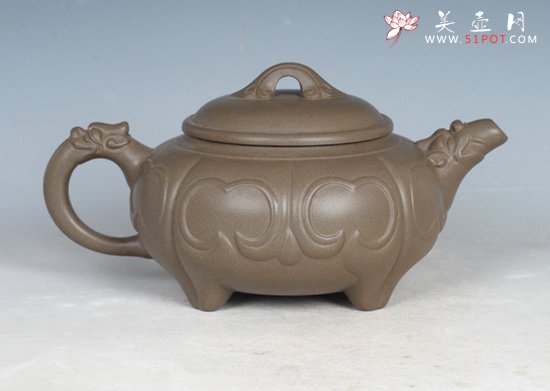 紫砂壶图片：四季如意 - 宜兴紫砂壶网