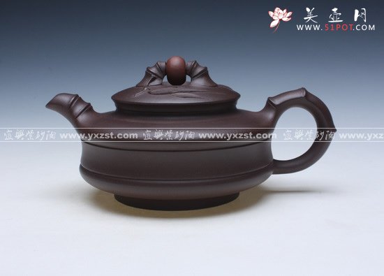 紫砂壶图片：逍遥竹 - 宜兴紫砂壶网