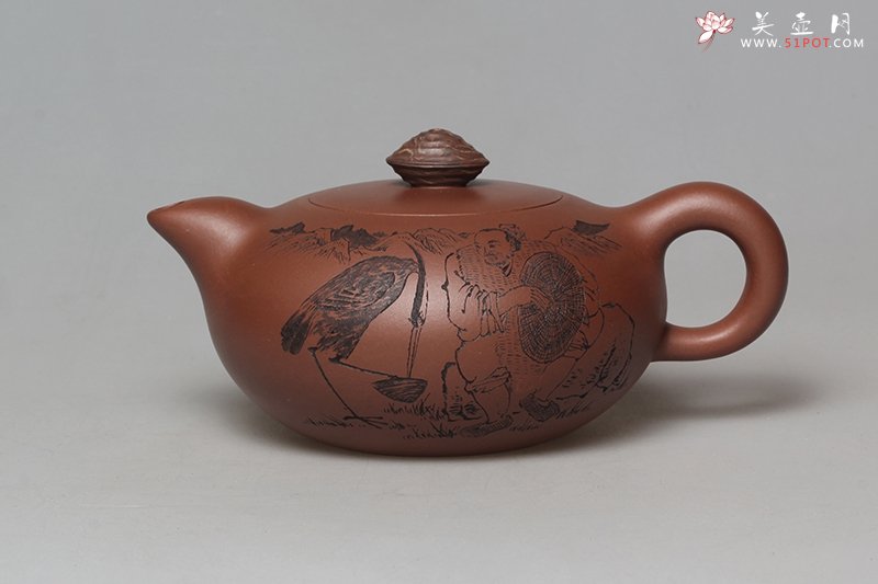 紫砂壶图片：渔翁得利 - 宜兴紫砂壶网