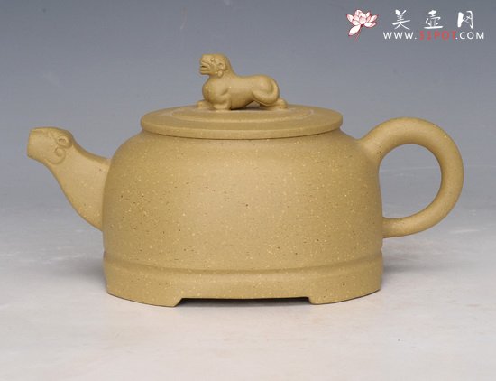 紫砂壶图片：狮方壶 - 宜兴紫砂壶网