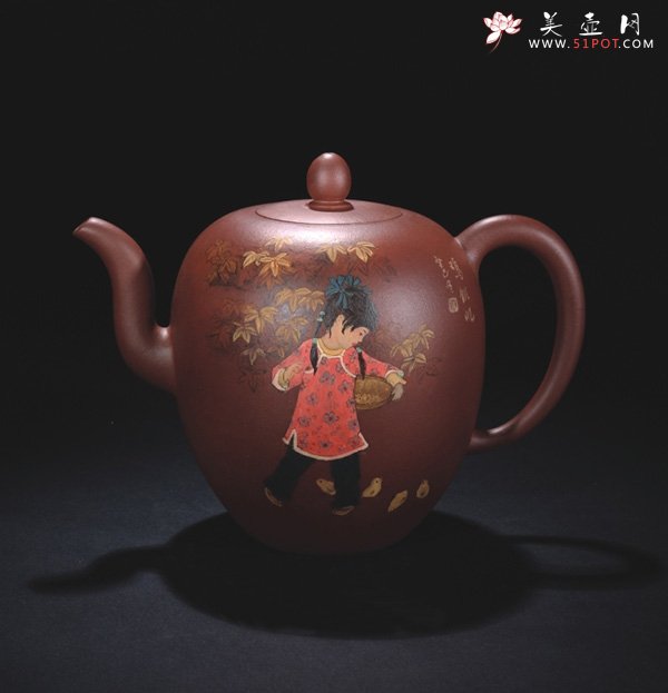 紫砂壶图片：美人肩 - 宜兴紫砂壶网