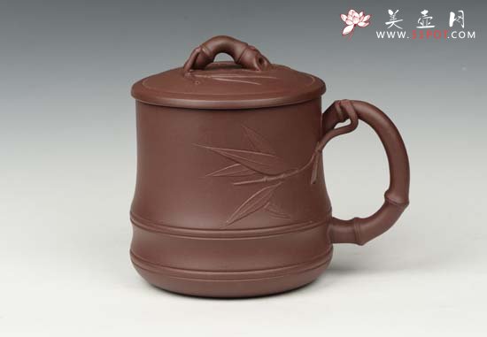 紫砂壶图片：竹节杯一 - 宜兴紫砂壶网