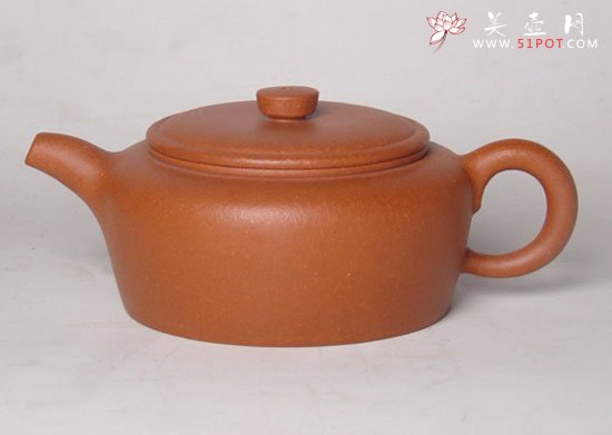紫砂壶图片：扁灯 - 宜兴紫砂壶网