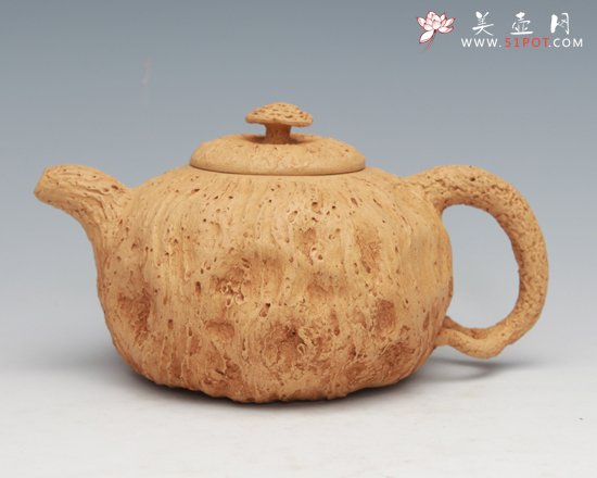 紫砂壶图片：供春(全手工制作)容量：350cc - 宜兴紫砂壶网