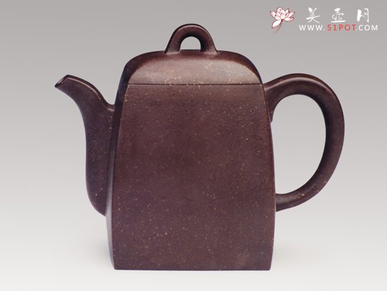 紫砂壶图片：四方秦权 - 宜兴紫砂壶网