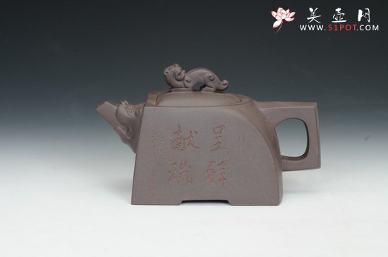 紫砂壶图片：伏虎 - 宜兴紫砂壶网