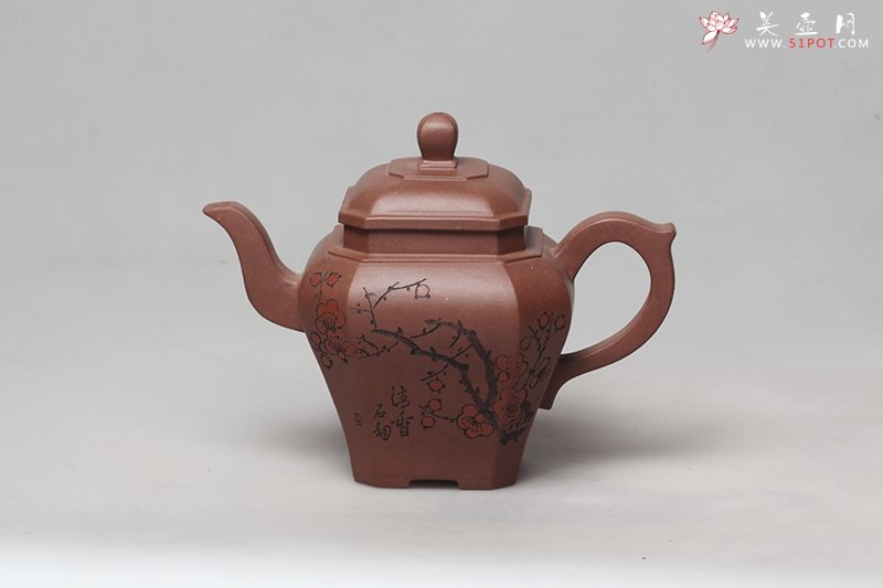 紫砂壶图片：六方宫灯 - 宜兴紫砂壶网