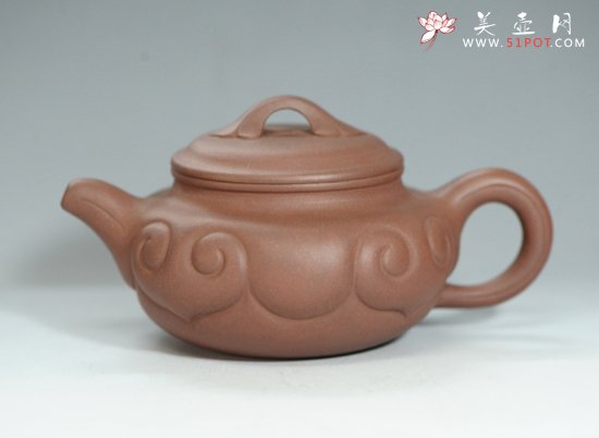 紫砂壶图片：仿古如意 - 宜兴紫砂壶网