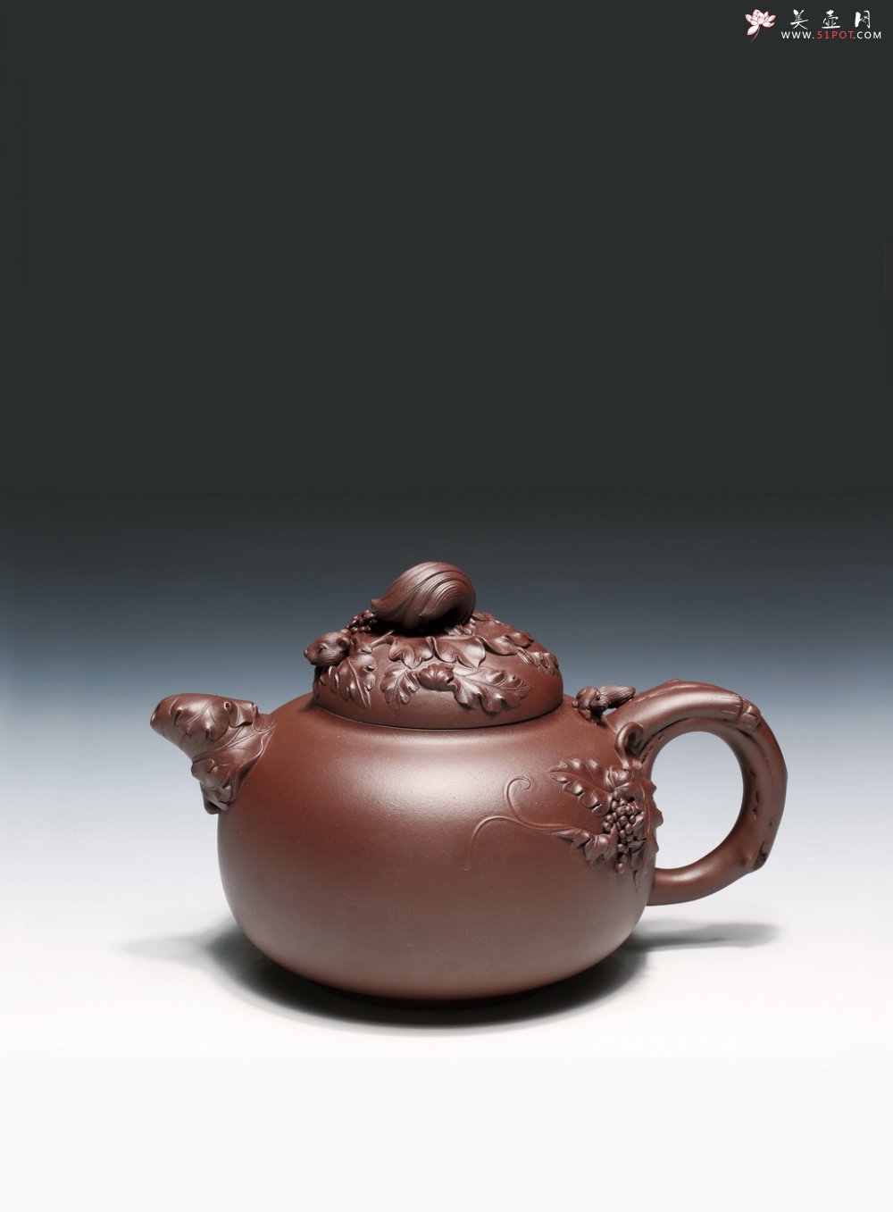 紫砂壶图片：万紫灵趣 - 宜兴紫砂壶网