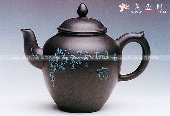 紫砂壶图片：笠泉壶 - 宜兴紫砂壶网