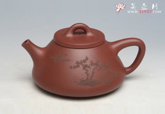 紫砂壶图片：子冶石瓢 - 宜兴紫砂壶网