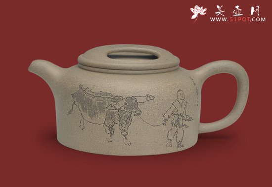 紫砂壶图片：牛盖 - 宜兴紫砂壶网