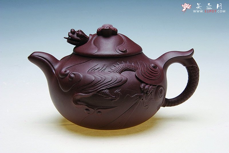 紫砂壶图片：云龙壶 - 宜兴紫砂壶网