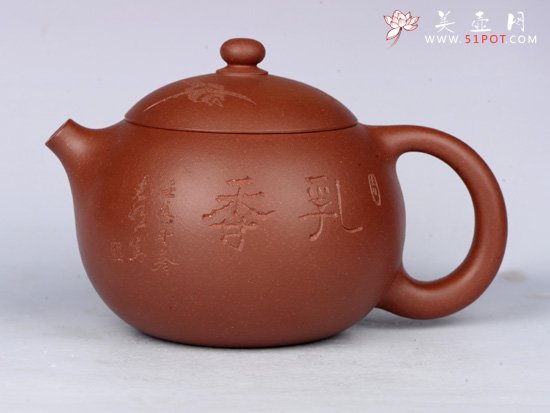 紫砂壶图片：倒把西施 - 宜兴紫砂壶网