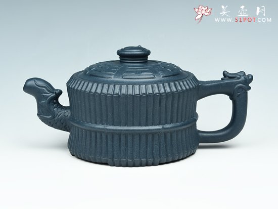 紫砂壶图片：龙头一捆竹 - 宜兴紫砂壶网