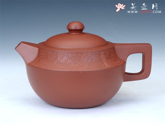 紫砂壶图片：唐风汉韵壶 - 宜兴紫砂壶网