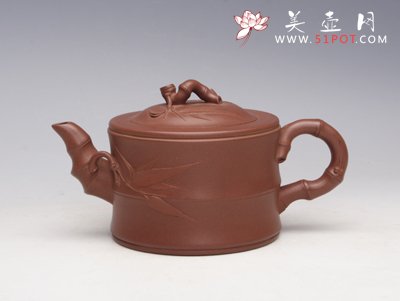 紫砂壶图片：竹段 - 宜兴紫砂壶网