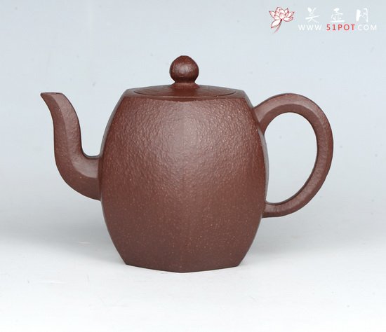 紫砂壶图片：六方方鼓 - 宜兴紫砂壶网