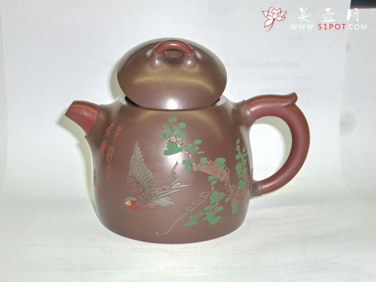 紫砂壶图片：寻趣（生坯） - 宜兴紫砂壶网