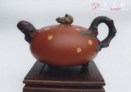 紫砂壶图片：三珍乐 - 宜兴紫砂壶网