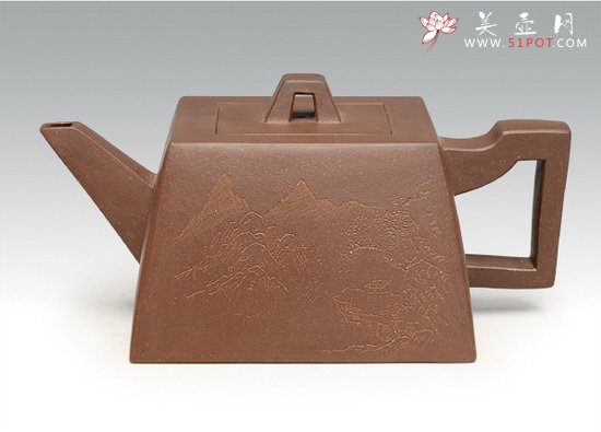 紫砂壶图片：斗方 副本 拷贝 - 宜兴紫砂壶网