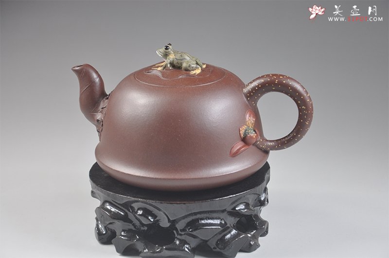 紫砂壶图片：蛙趣 - 宜兴紫砂壶网