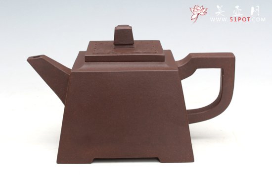 紫砂壶图片：四方如意 - 宜兴紫砂壶网