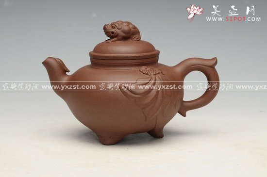 紫砂壶图片：小金蟾 - 宜兴紫砂壶网