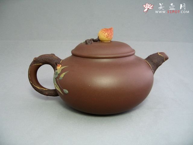 紫砂壶图片：寿星壶 - 宜兴紫砂壶网