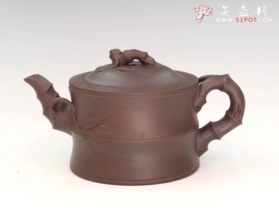 紫砂壶图片：竹段 - 宜兴紫砂壶网