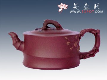 紫砂壶图片：松竹梅 - 宜兴紫砂壶网