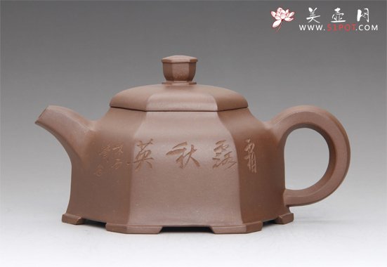 紫砂壶图片：六方神韵 - 宜兴紫砂壶网