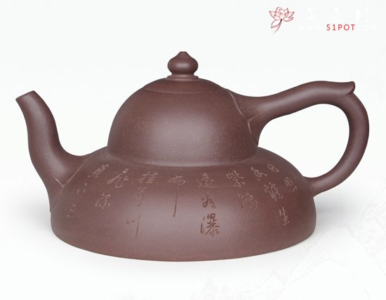 紫砂壶图片：东坡笠帽 容量：1... - 宜兴紫砂壶网