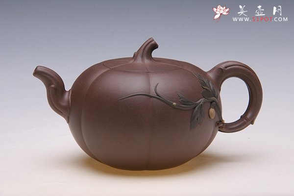 紫砂壶图片：南瓜壶 - 宜兴紫砂壶网