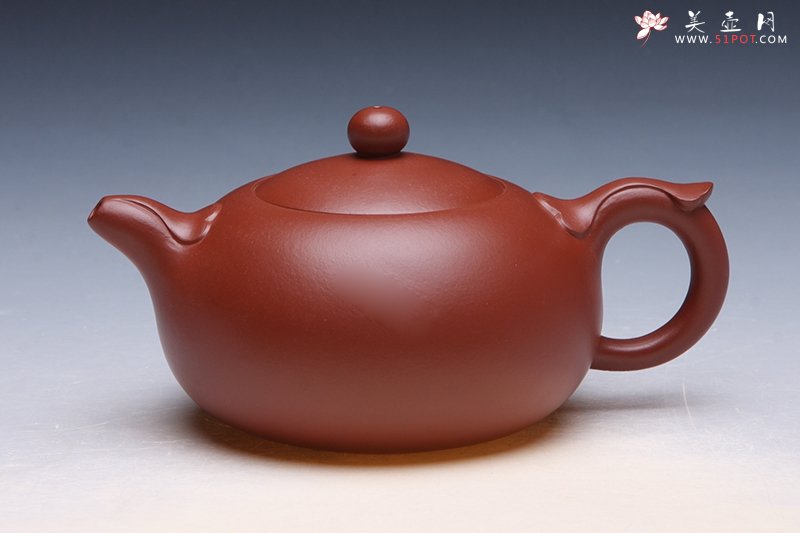 紫砂壶图片：玉如意 大红袍 - 宜兴紫砂壶网