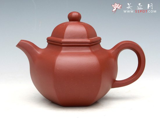 紫砂壶图片：六方得球（底槽清）450ML - 宜兴紫砂壶网
