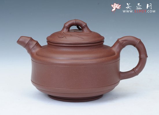 紫砂壶图片：笑樱竹节 - 宜兴紫砂壶网