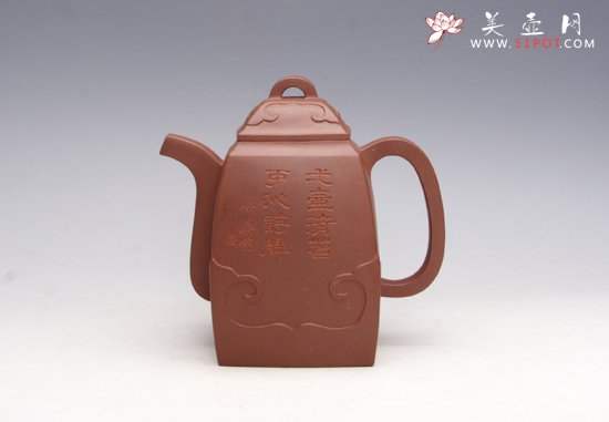 紫砂壶图片：四方如意 - 宜兴紫砂壶网