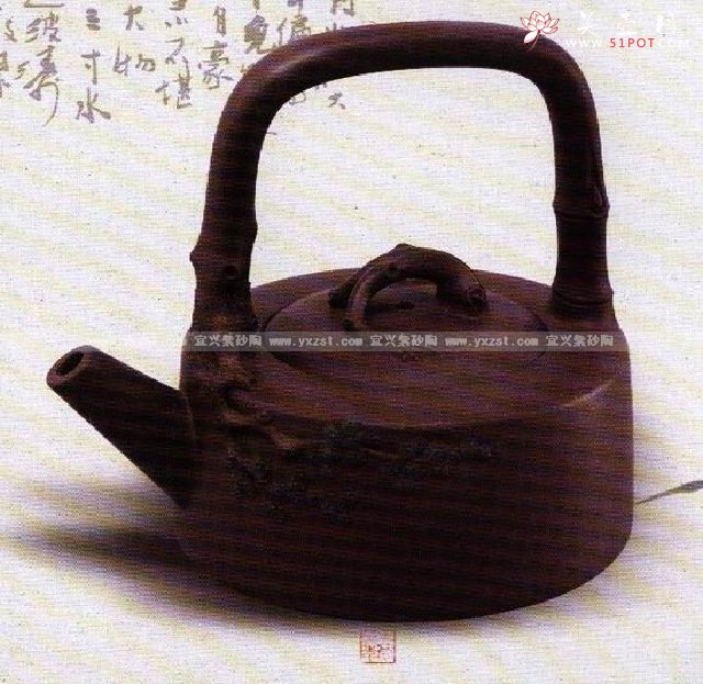 紫砂壶图片：岁寒三友2 - 宜兴紫砂壶网