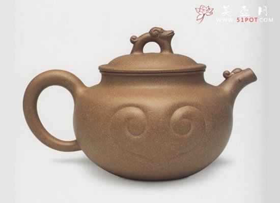 紫砂壶图片：吉祥如意壶 - 宜兴紫砂壶网