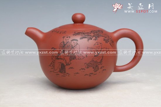 紫砂壶图片：一粒珠 - 宜兴紫砂壶网