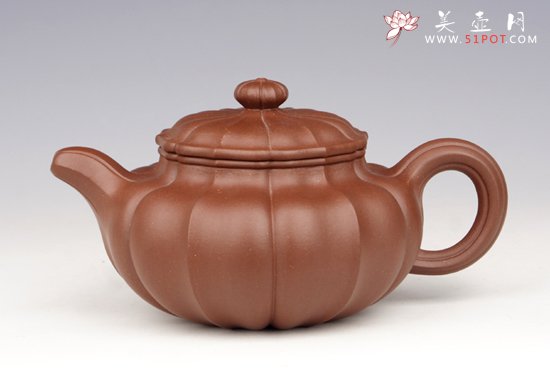 紫砂壶图片：菱花仿古 - 宜兴紫砂壶网