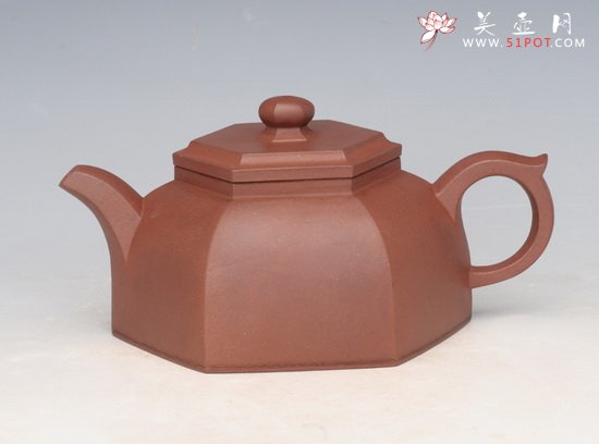 紫砂壶图片：六方井栏 - 宜兴紫砂壶网