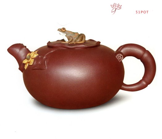 紫砂壶图片：荷塘秋色 - 宜兴紫砂壶网