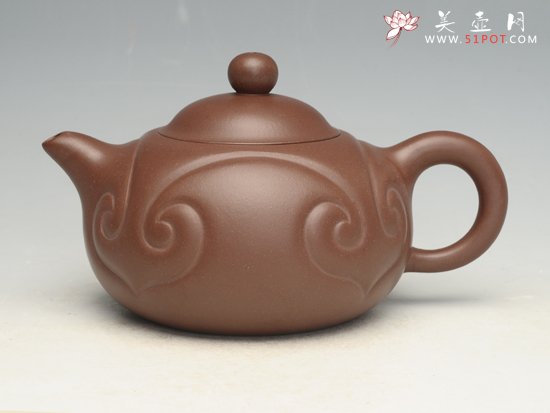 紫砂壶图片：事事如意 容量：400cc - 宜兴紫砂壶网