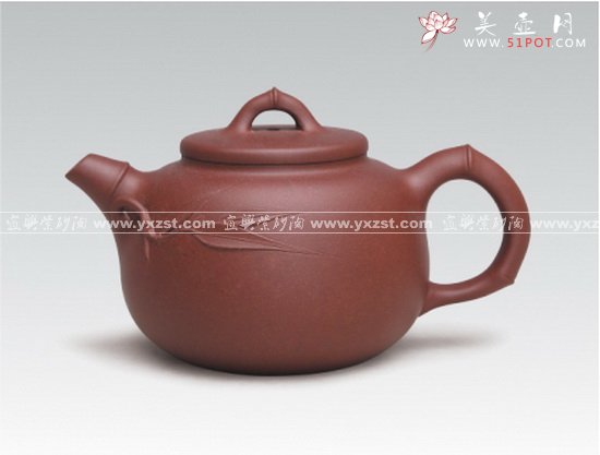 紫砂壶图片：香妃竹系列一 - 宜兴紫砂壶网