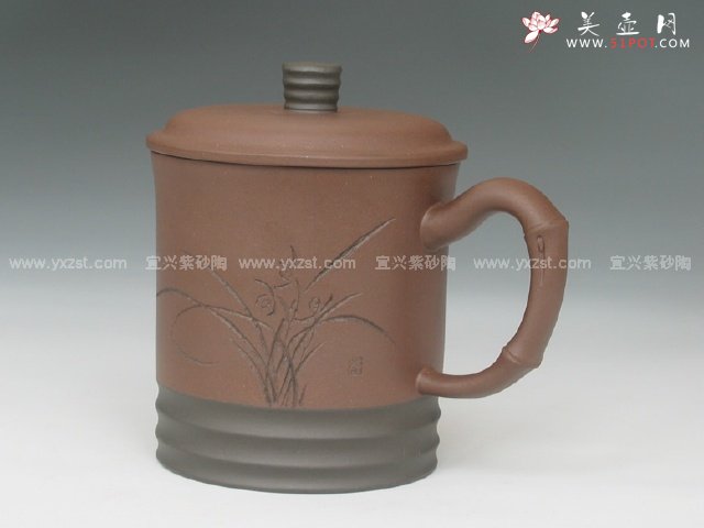 紫砂壶图片：双色盖杯 - 宜兴紫砂壶网