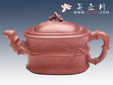 紫砂壶图片：腰圆壶 - 宜兴紫砂壶网