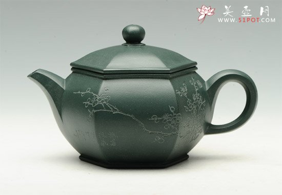 紫砂壶图片：咏梅 - 宜兴紫砂壶网